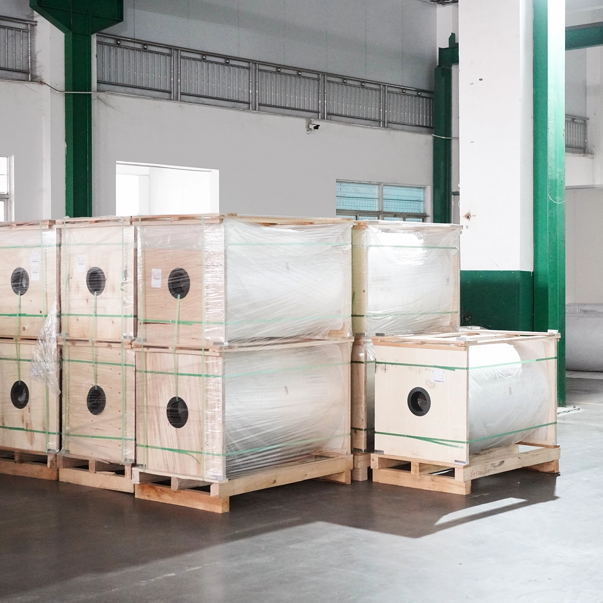 HongFilms staff organizing and cleaning the production site for the new working season