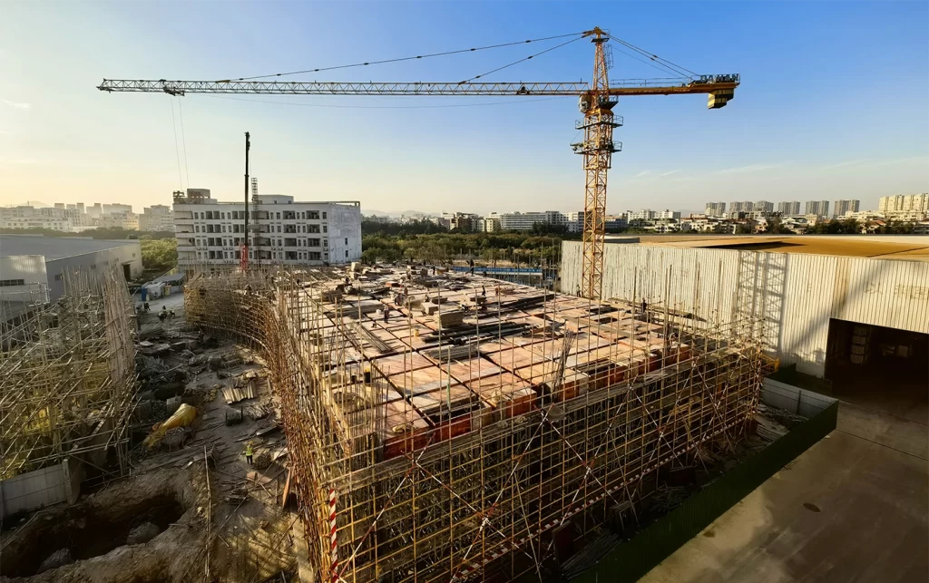 HongFilms new headquarters building under construction in Jinjiang, Fujian